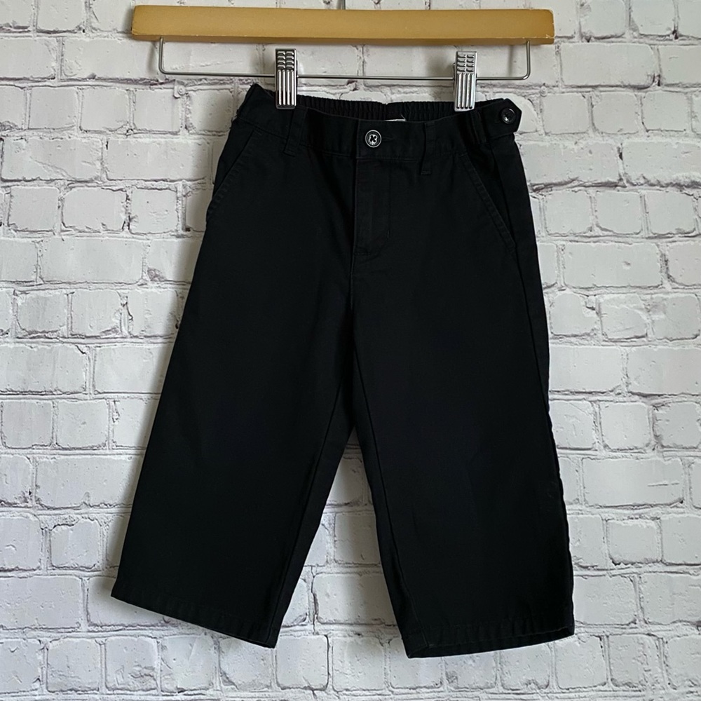 Janie and Jack Baby Boy Oxford Dress Black Pants